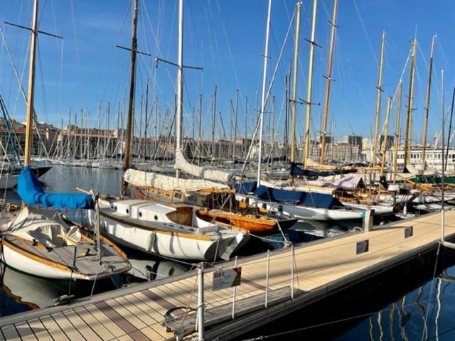 Vue Mer Le Panoramique Vieux-Port De Marsella Exterior foto