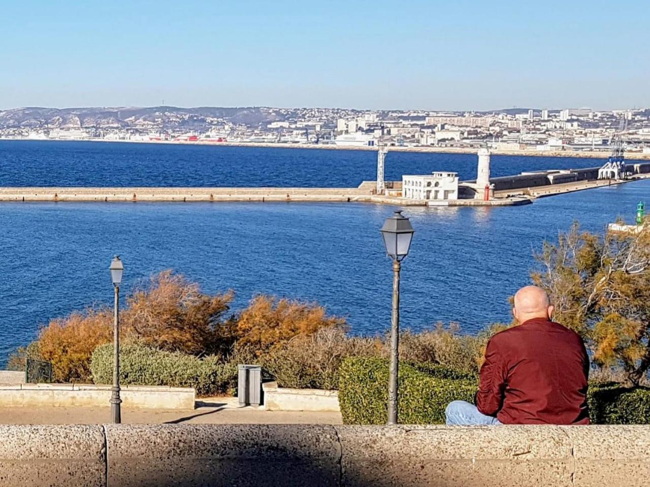 Vue Mer Le Panoramique Vieux-Port De Marsella Exterior foto