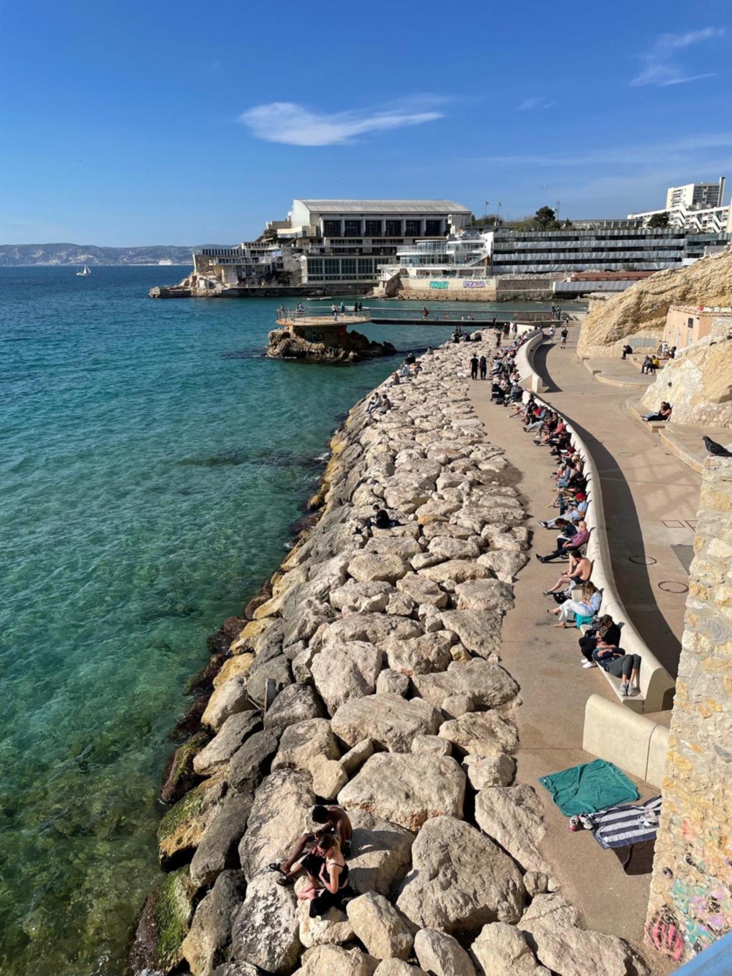 Vue Mer Le Panoramique Vieux-Port De Marsella Exterior foto